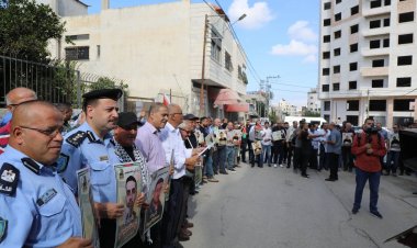 وقفة في طولكرم إسنادا للمعتقلين ومنددة بالعدوان الإسرائيلي على غزة