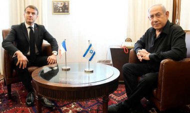 ماكرون في تل أبيب للتضامن مع إسرائيل والدعوة لهدنة إنسانية