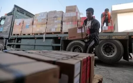 مصر ترسل الدفعة الـ29 من المساعدات الطبية والغذائية