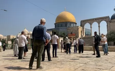 مستعمرون يقتحمون المسجد الأقصى