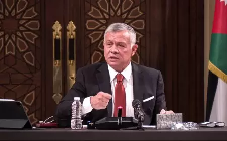 ملك الأردن: نرفض أي محاولة للفصل بين الضفة الغربية وقطاع غزة