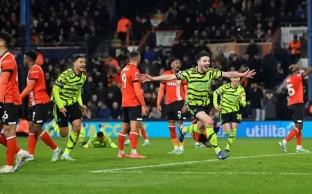 أرسنال يؤمن صدارة الدوري الإنجليزي بعد "فوز مثير"