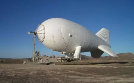 اختبار أكبر منطاد في العالم