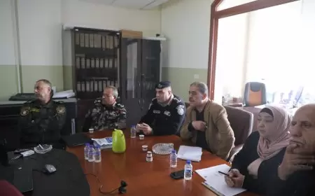 طقاطقه وأعضاء مجلس الطوارئ بمحافظة طولكرم يشاركون باجتماع المجلس الأعلى للدفاع المدني