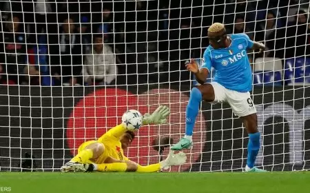 نابولي يرافق الريال إلى ثمن نهائي أبطال أوروبا