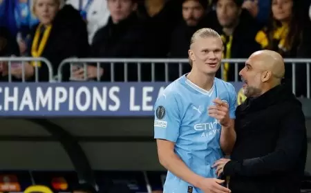 غوارديولا: أتمنى أن يسافر هالاند إلى السعودية