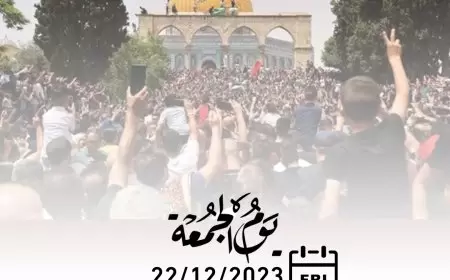 دعوات لأوسع مشاركة في "مليونية جمعة كسر الحصار عن الأقصى"، يوم الجمعة المقبل.