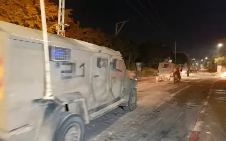 قوات الاحتلال تقتحم مدينة طولكرم