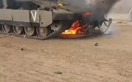 القسام تعلن استهداف دبابة إسرائيلية بالبريج