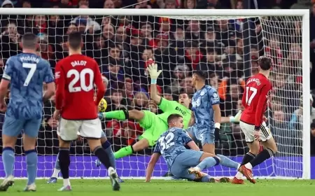 فوز مثير لمانشستر يونايتد على أستون فيلا