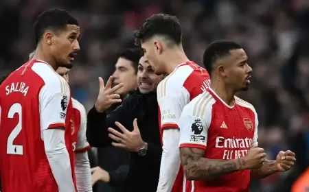 أرتيتا يرفض خروج لاعبي أرسنال في يناير