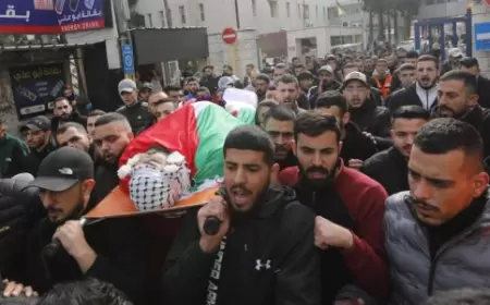 تشييع جثماني الشهيدين قطاوي وبديرات