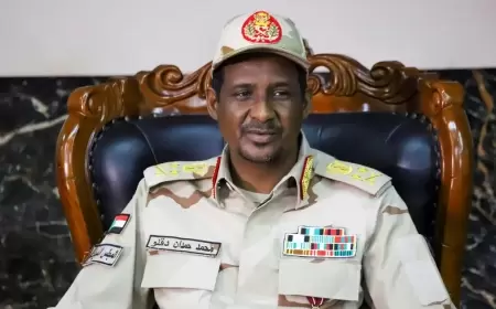 حميدتي من جيبوتي: مستعدون للتفاوض حول السلام بالسودان