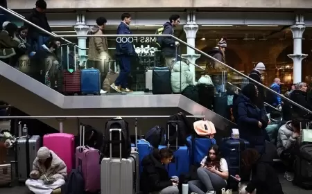 الأمطار عكرت احتفالات عيد الميلاد في أوروبا.. إلغاء عدد من رحلات قطارات "يوروستار"