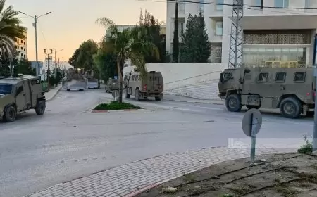 قوات الاحتلال تقتحم الحي الغربي لمدينة طولكرم