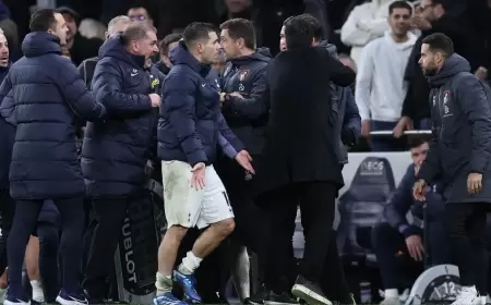 مدرب توتنهام عن المشادة: كنا نتمنى لبعضنا عاماً سعيداً