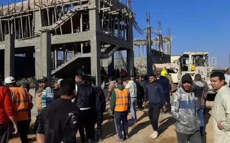 مصر.. قتيلان و4 جرحى بانهيار سقف مبنى في 6 أكتوبر
