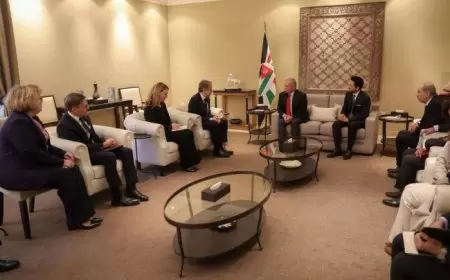 الملك عبدالله يحذر بلينكن من تداعيات استمرار الحرب على غزة