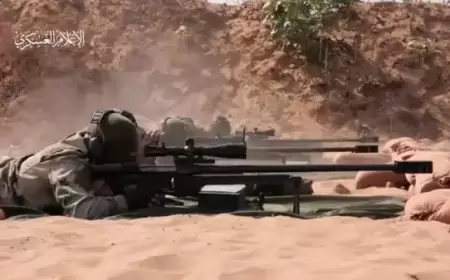 القسام يقنص 4 جنود إسرائيليين ويدمر دبابة ويستهداف قوة بغزة