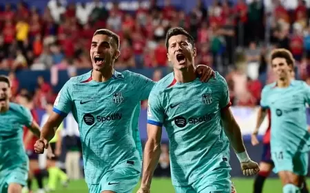 السوبر الإسباني.. مهمة محفوفة بالمخاطر لبرشلونة أمام أوساسونا