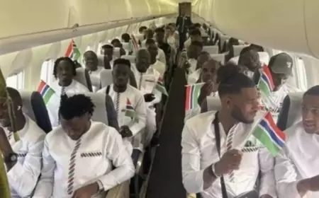 مدرب غامبيا: 30 دقيقة كانت تفصلنا عن الموت في الطائرة