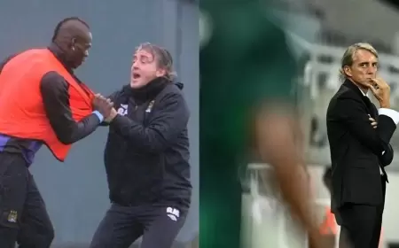 مانشيني ولاعبوه.. تاريخ حافل بالجدل والإثارة