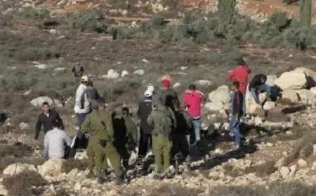 الاحتلال يمنع مزارعين من استصلاح أراضيهم بقراوة بني حسان