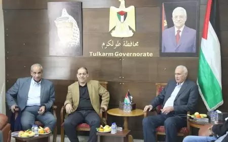 طقاطقه يطلع الفريق إسماعيل  جبر  و الوزير  د. زياره على أوضاع محافظة طولكرم وانتهاكات الإحتلال المستمرة بحق أهلنا بمخيمي طولكرم ونور شمس