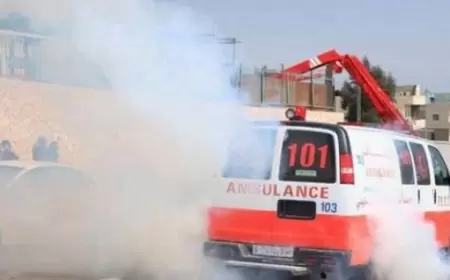 إصابة شاب بشظايا رصاص الاحتلال وحالات اختناق في الضفة الغربية