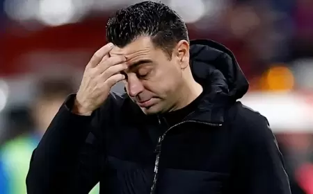 تشافي: سأرحل عن برشلونة الصيف المقبل