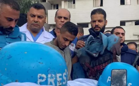 استشهاد 122 صحفيا منذ بداية العدوان على غزة