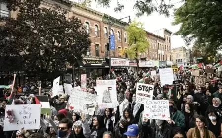 دعوات وقف إطلاق النار بغزة تتزايد من المدن الأميركية