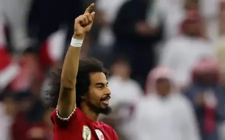 القطري عفيف.. أول "هاتريك" في نهائي كأس آسيا