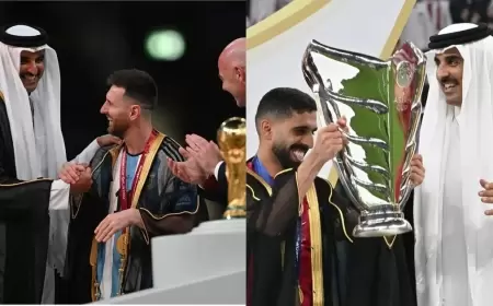 على طريقة "بشت ميسي".. الهيدوس يرفع كأس آسيا