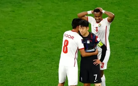 "مشاجرة" خلعت أصبع سون.. وهزمت كوريا أمام الأردن