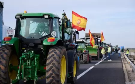 اعتقال 40 شخصا في إسبانيا منذ بدء احتجاجات المزارعين