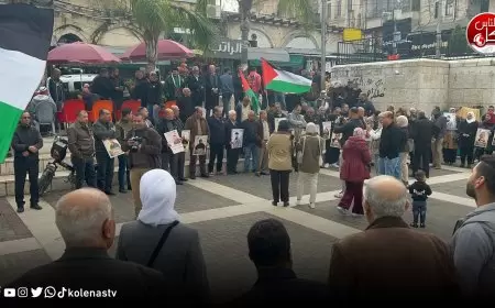 (صور)  اعتصام جماهيري بطولكرم، تنديدا بحرب الابادة الجماعية على شعبنا وتضامنا مع الاسرى في سجون الاحتلال، وذلك على شرف الذكرى 55 لانطلاقة الجبهة الديموقراطية لتحرير فلسطين والذكرى 42 لإعادة تأسيس حزب الشعب الفلسطيني