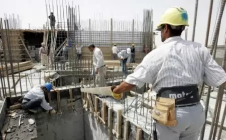 انخفاض مؤشر أسعار تكاليف البناء للمباني خلال كانون ثاني