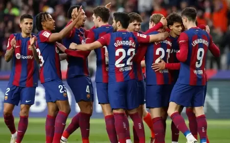 برشلونة يكتسح خيتافي ويهدد ريال مدريد