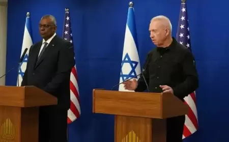 أوستن وغالانت يبحثان صفقة التبادل والمساعدات لغزة