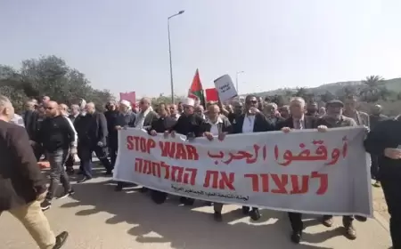 الداخل المحتل: مسيرة حاشدة في كفر كنا منددة بالعدوان الإسرائيلي على غزة