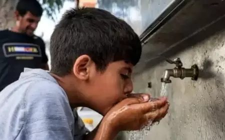 توقف آخر آبار المياه في مخيم جباليا بعد نفاد الوقود