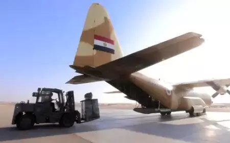 مصر تعلن إسقاط مساعدات إنسانية عاجلة جديدة على شمال قطاع غزة