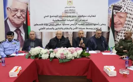 وزير الداخلية يتفقد محافظتي طولكرم وجنين