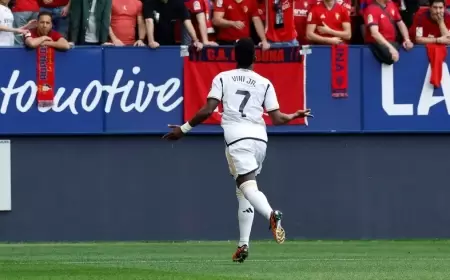 فينيسيوس يقود ريال مدريد إلى سحق أوساسونا