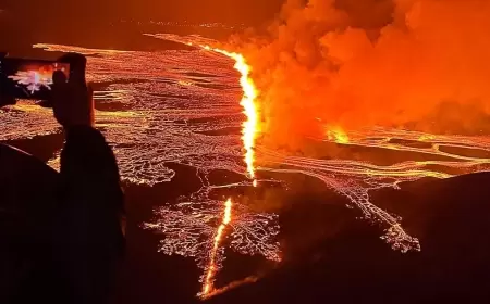 ثوران بركان في أيسلندا للمرة الرابعة خلال 3 أشهر