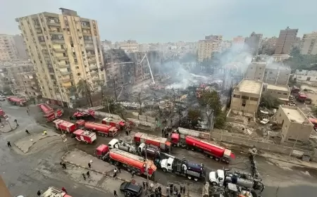 بعد حريق استوديو الأهرام.. مصير مجهول لمسلسل مصطفى شعبان