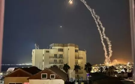 الجيش الإسرائيلي: هدف جوي جاء من البحر الاحمر وسقط في إيلات