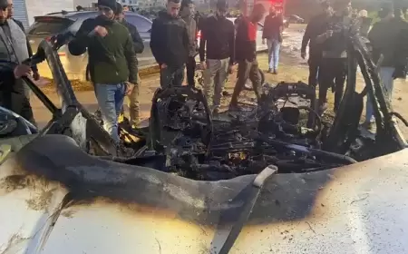 3 شهداء بقصف طائرات مسيرة إسرائيلية مركبة في جنين