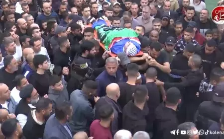 جماهير شعبنا في طولكرم تشيع جثامين 4 شهداء إلى مثواهم الأخير